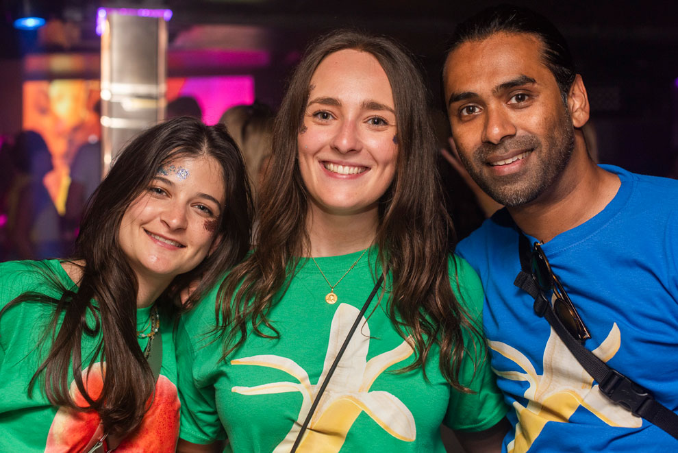 Group of friends at an after party