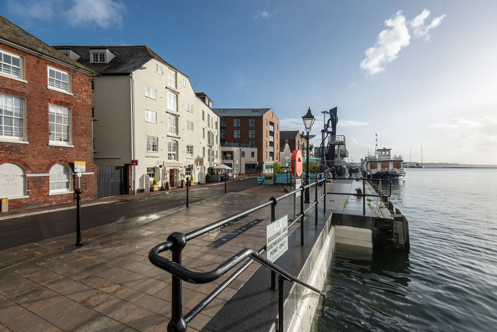 Poole harbour front